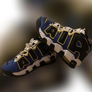 Nike Air More Uptempo ‘Peace Love, and Basketball’  (size 7Y/8.5W)